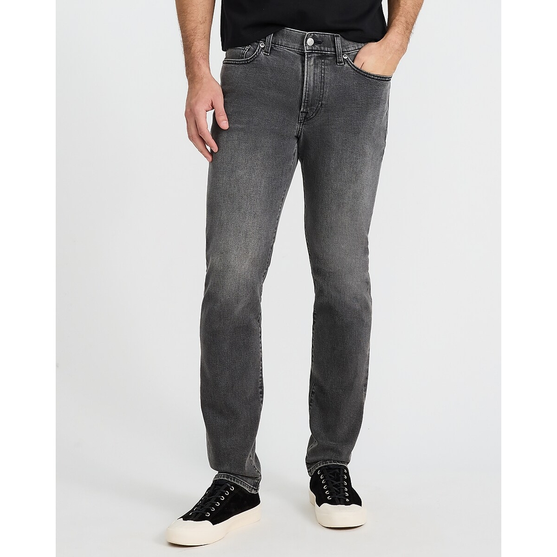 Express Slim Black Wash Jeans