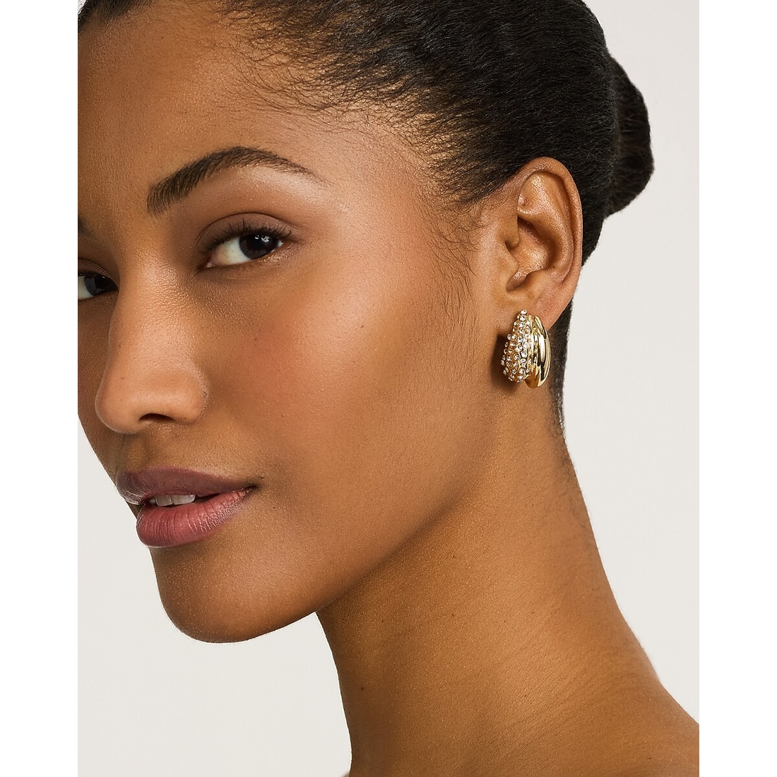 Express Pave Double Drop Earrings