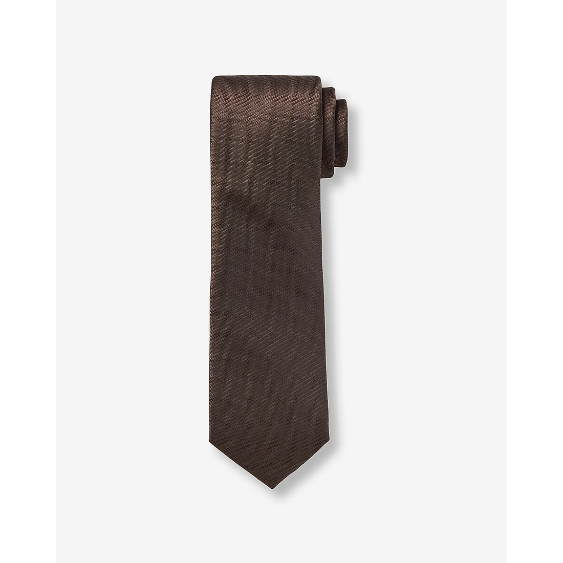 Express Classic Brown Solid Tie