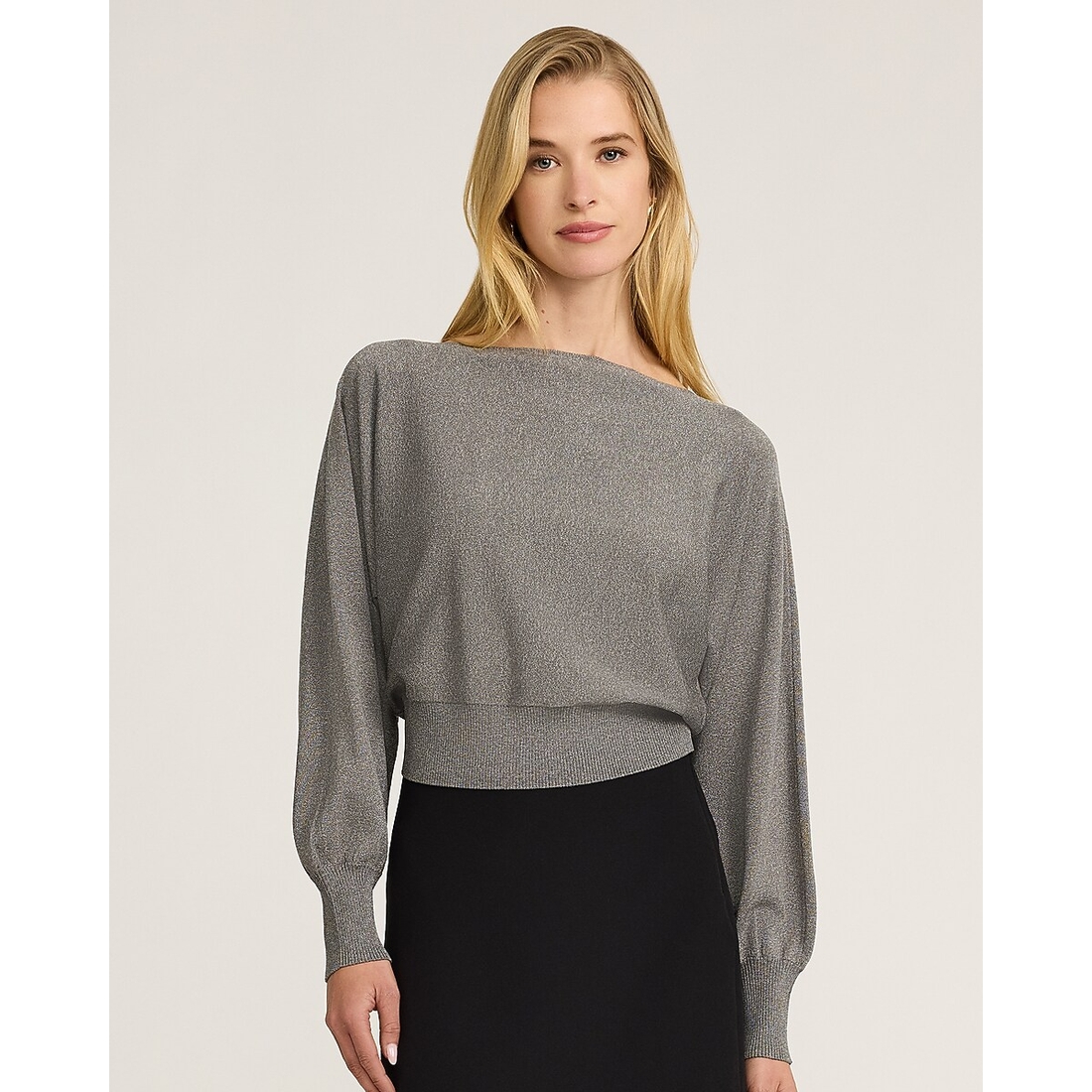 Express Bateau Neck Dolman Sweater in Silky Soft