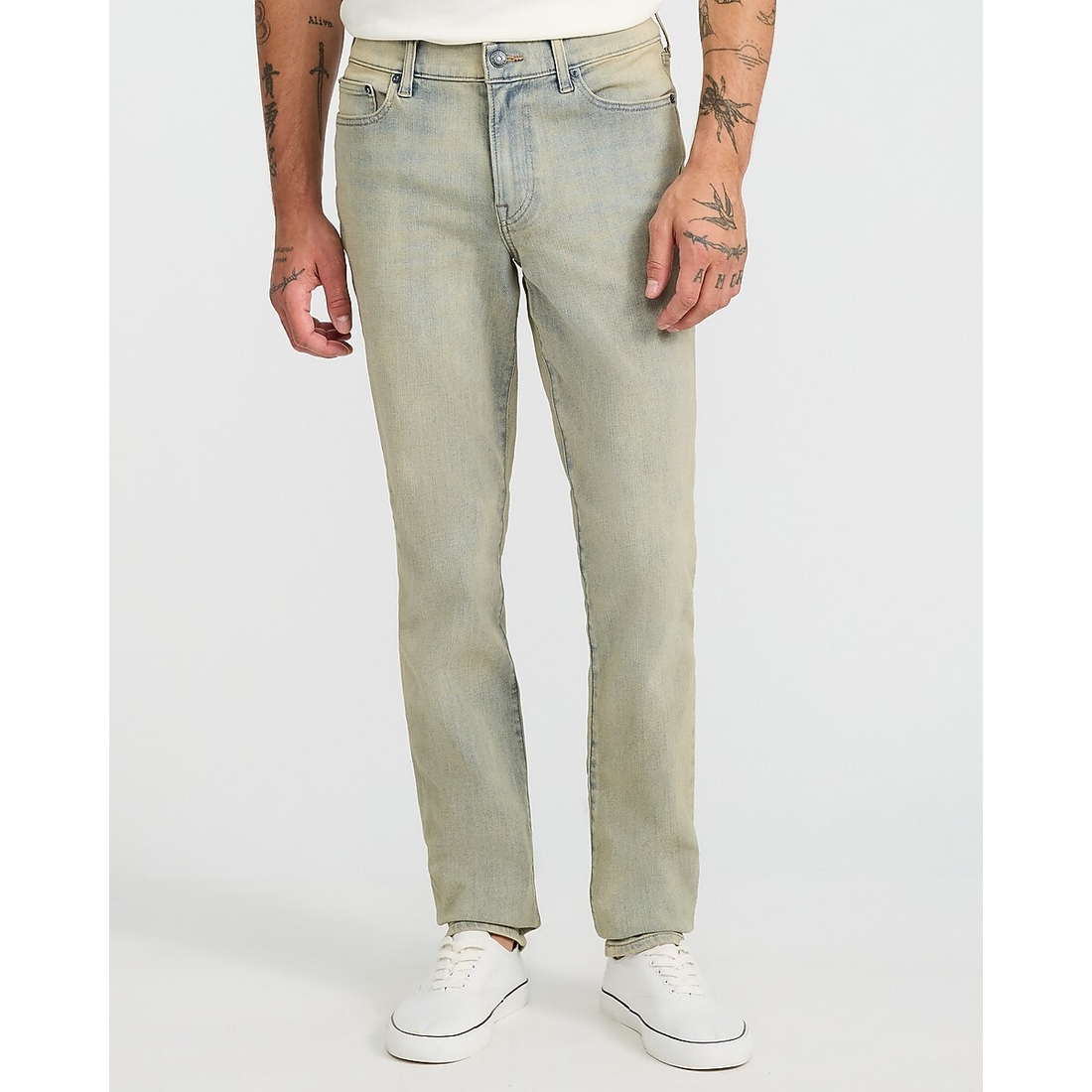 Express Slim Acid Light Wash Jeans