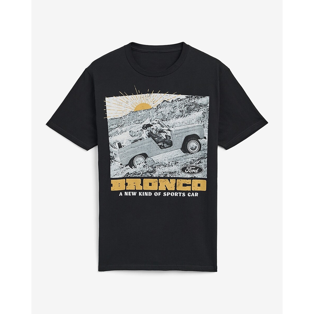 Express Ford Bronco Black Graphic T-Shirt