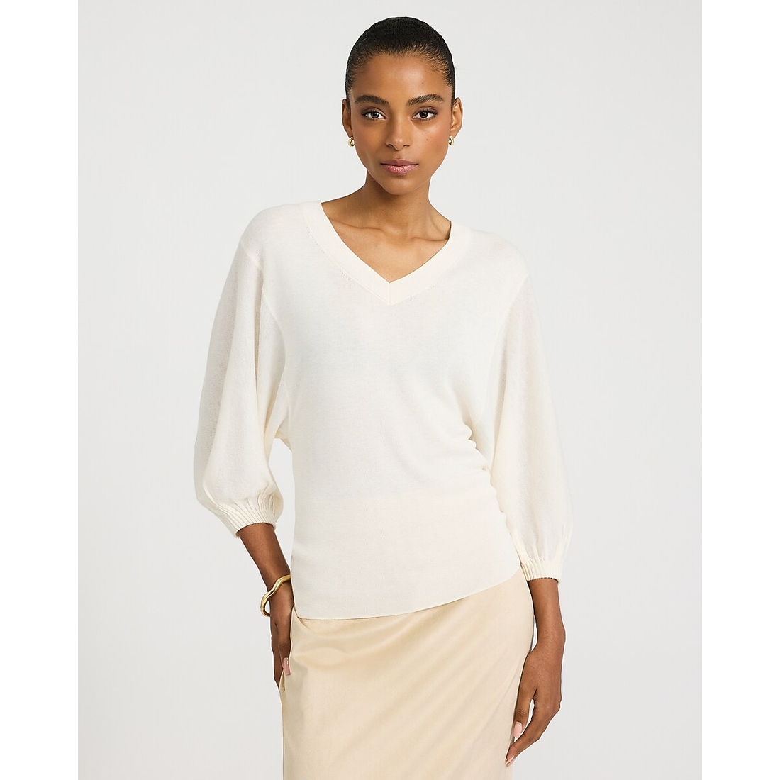 Express V-Neck Dolman Sleeve Sweater