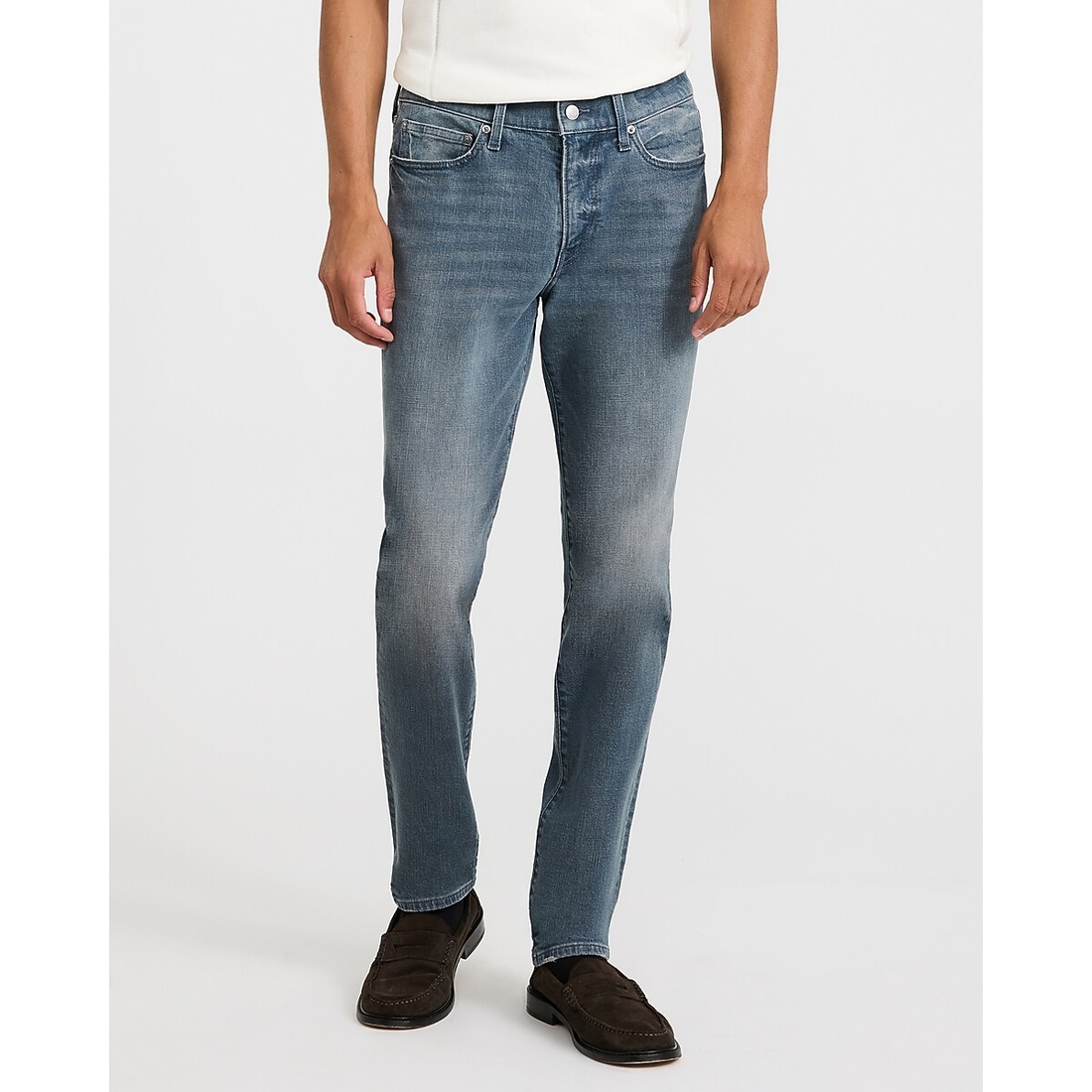 Express Slim Gray Wash Jeans