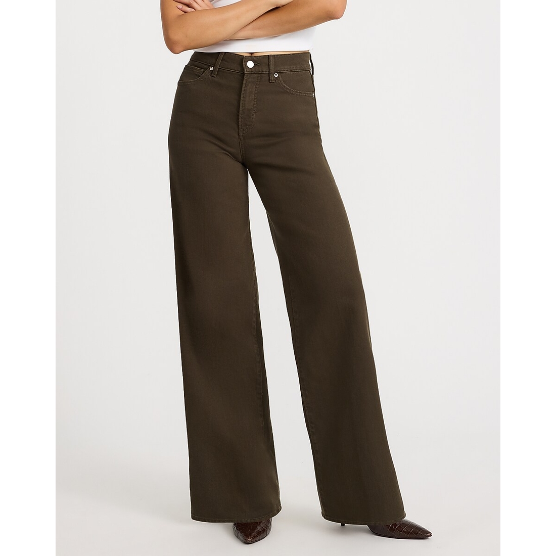 Express High Waisted Wide Leg Jeans