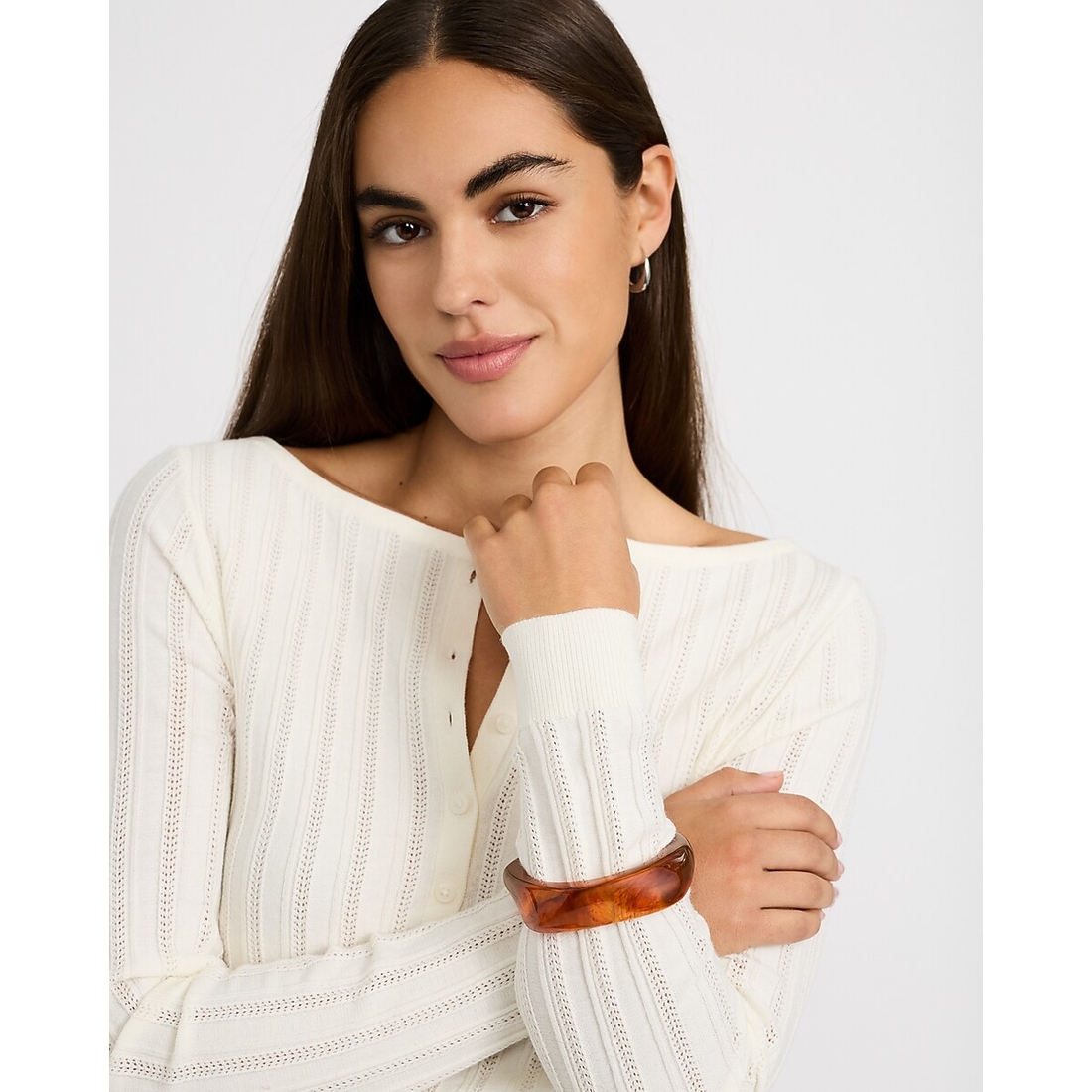 Express Tortoise Shell Bangle Bracelet