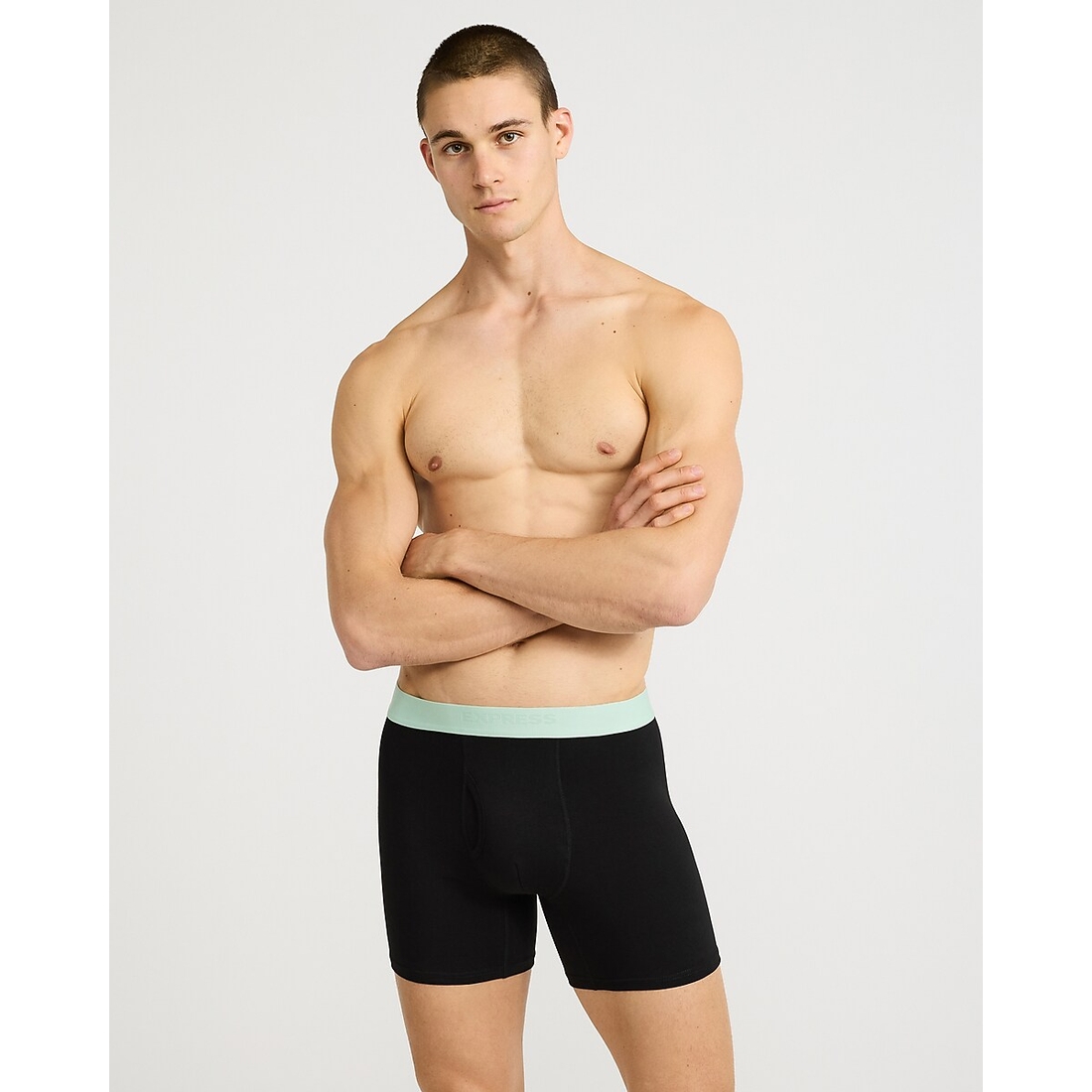 Express 6" Luxe Cotton Boxer Briefs 3 Pack