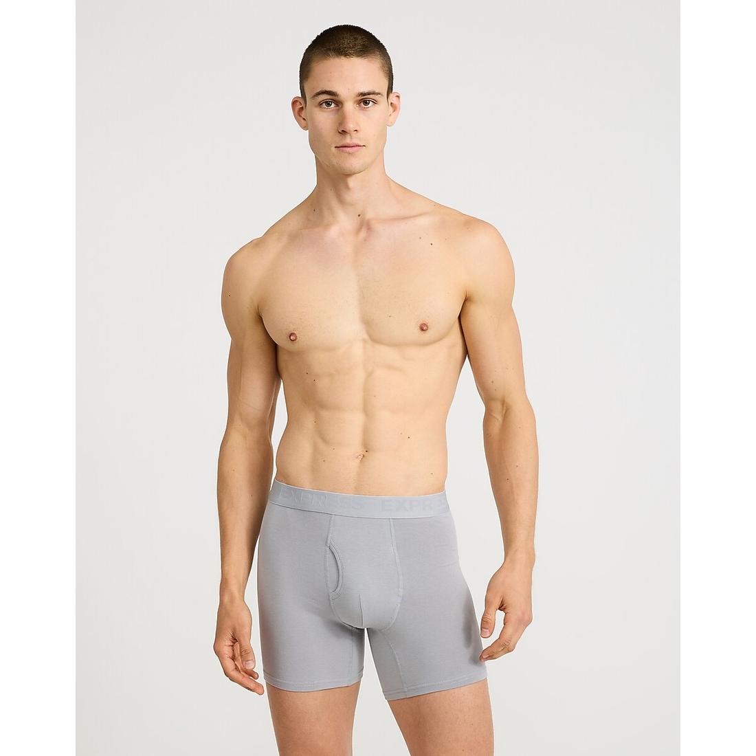 Express 6" Luxe Cotton Boxer Briefs 3 Pack