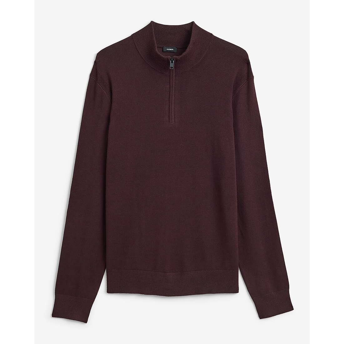 Express Luxtouch Long Sleeve Quarter Zip Sweater