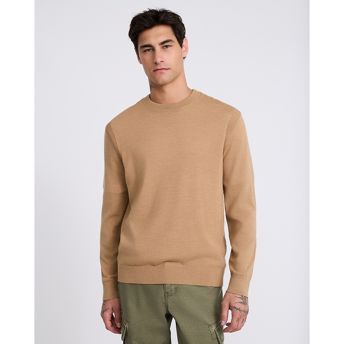 Express Merino-Blend Crew Neck Sweater