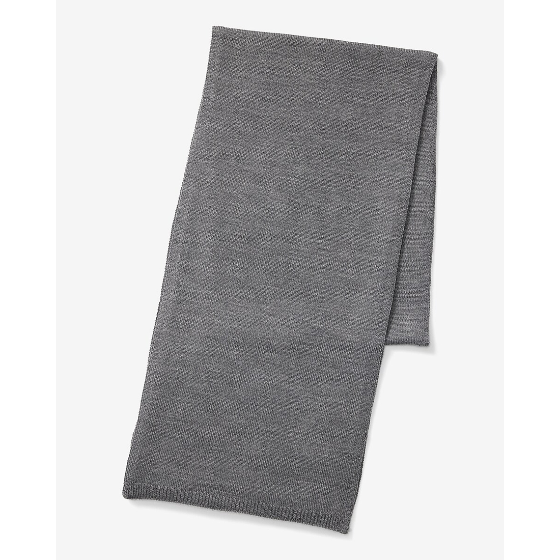 Express Heather Gray Merino-Blend Scarf