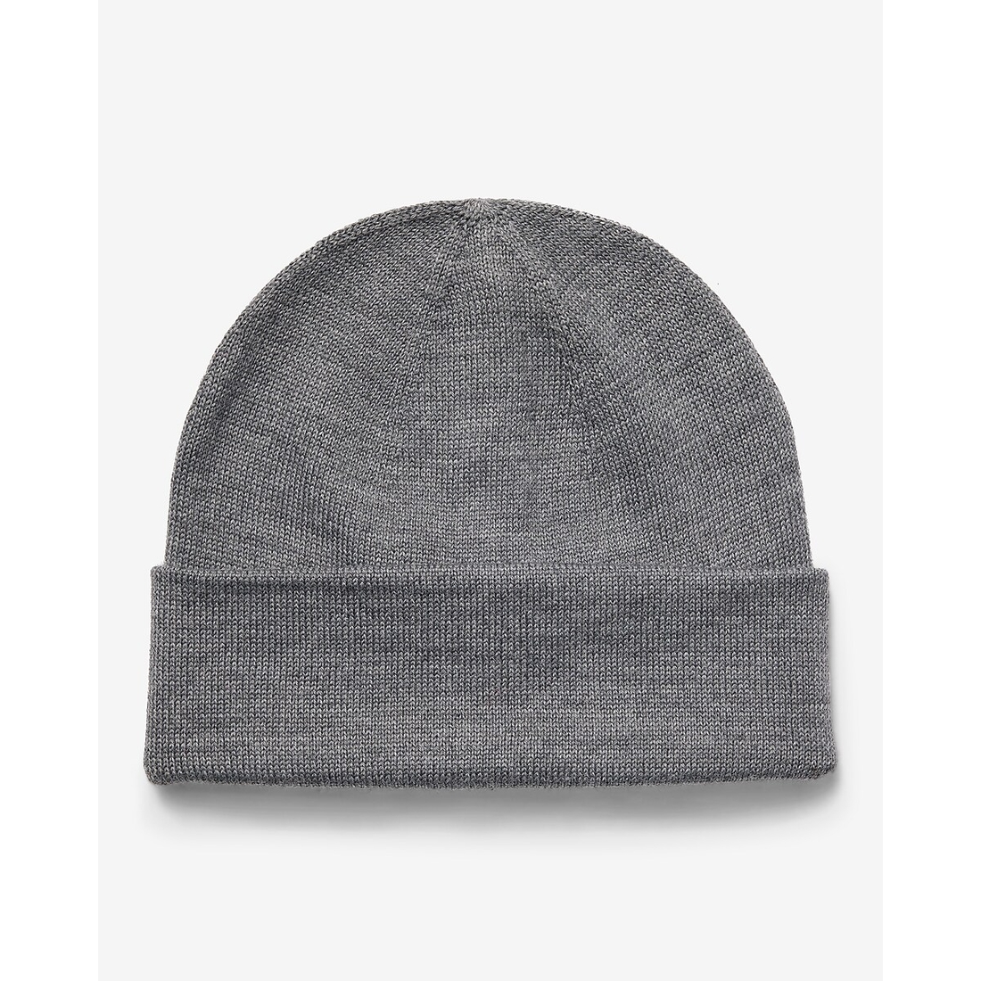 Express Heather Gray Merino-Blend Beanie