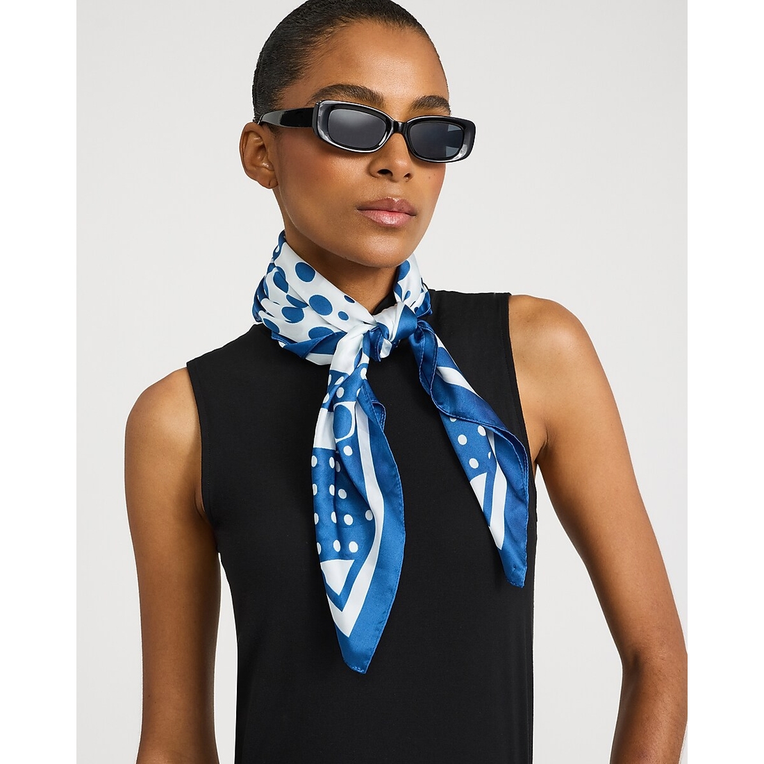 Express Satin Abstract Dot Scarf