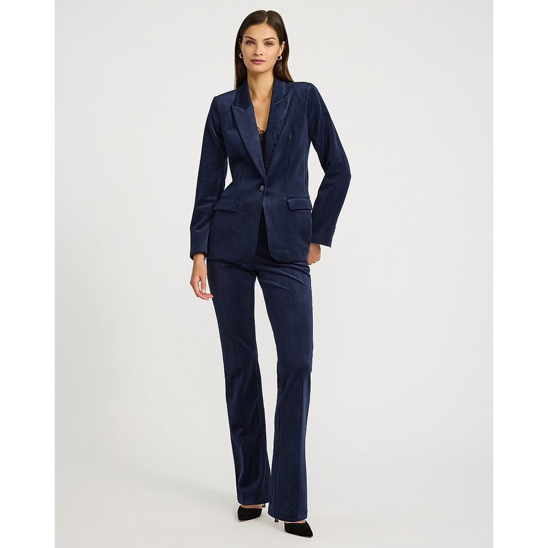 Express Editor Mid Rise Corduroy Bootcut Pant
