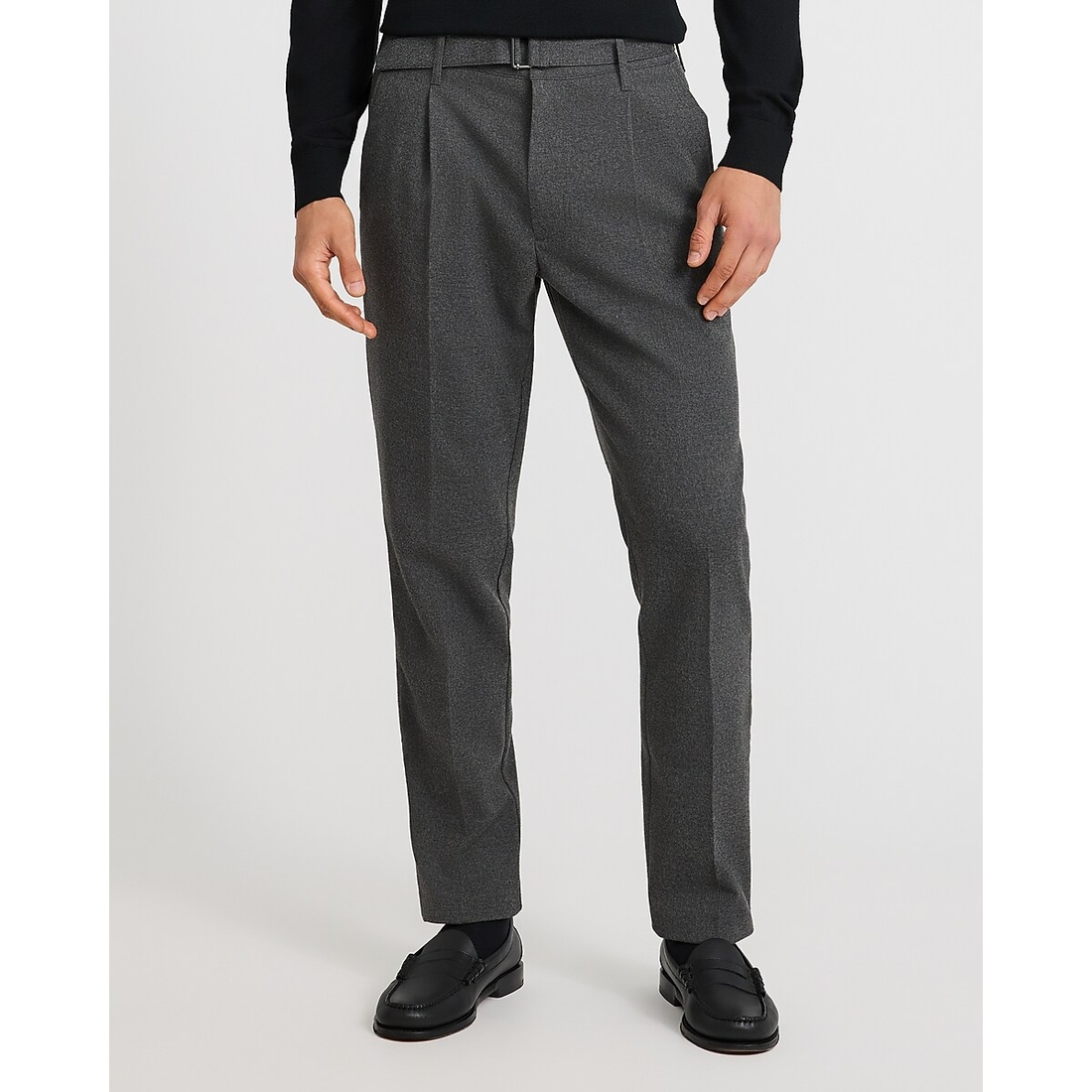 Express Slim Heather Belted Pant