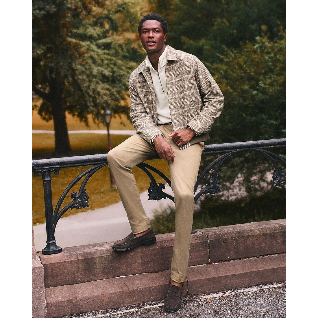 Express Slim Belted Pleated Chino Pant