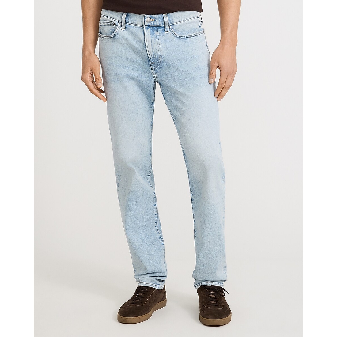 Express Slim Straight Light Wash Jeans