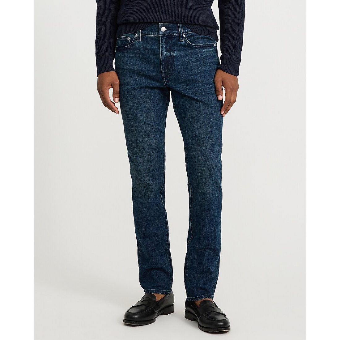 Express Slim Dark Wash Jeans in Hyper Stretch