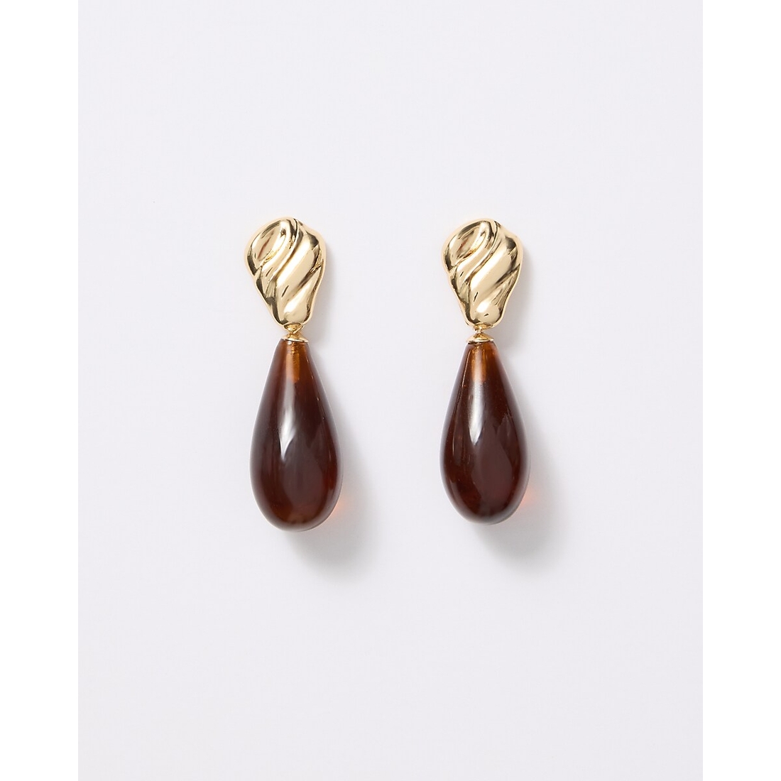 Express Tortoise Shell Drop Stud Earring