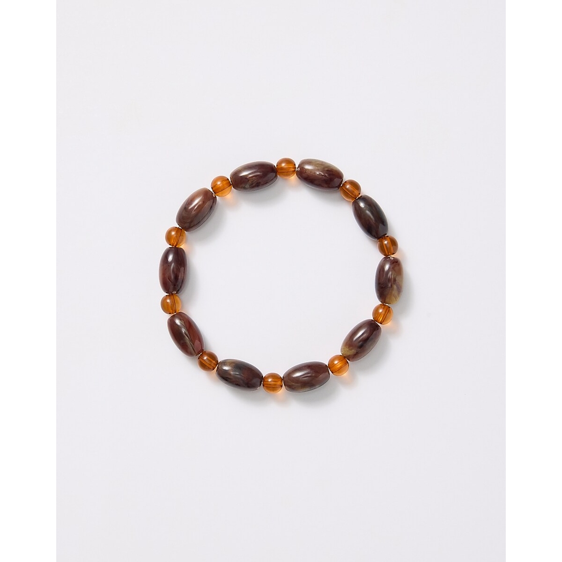 Express Tortoise Shell Small Beaded Bracelet