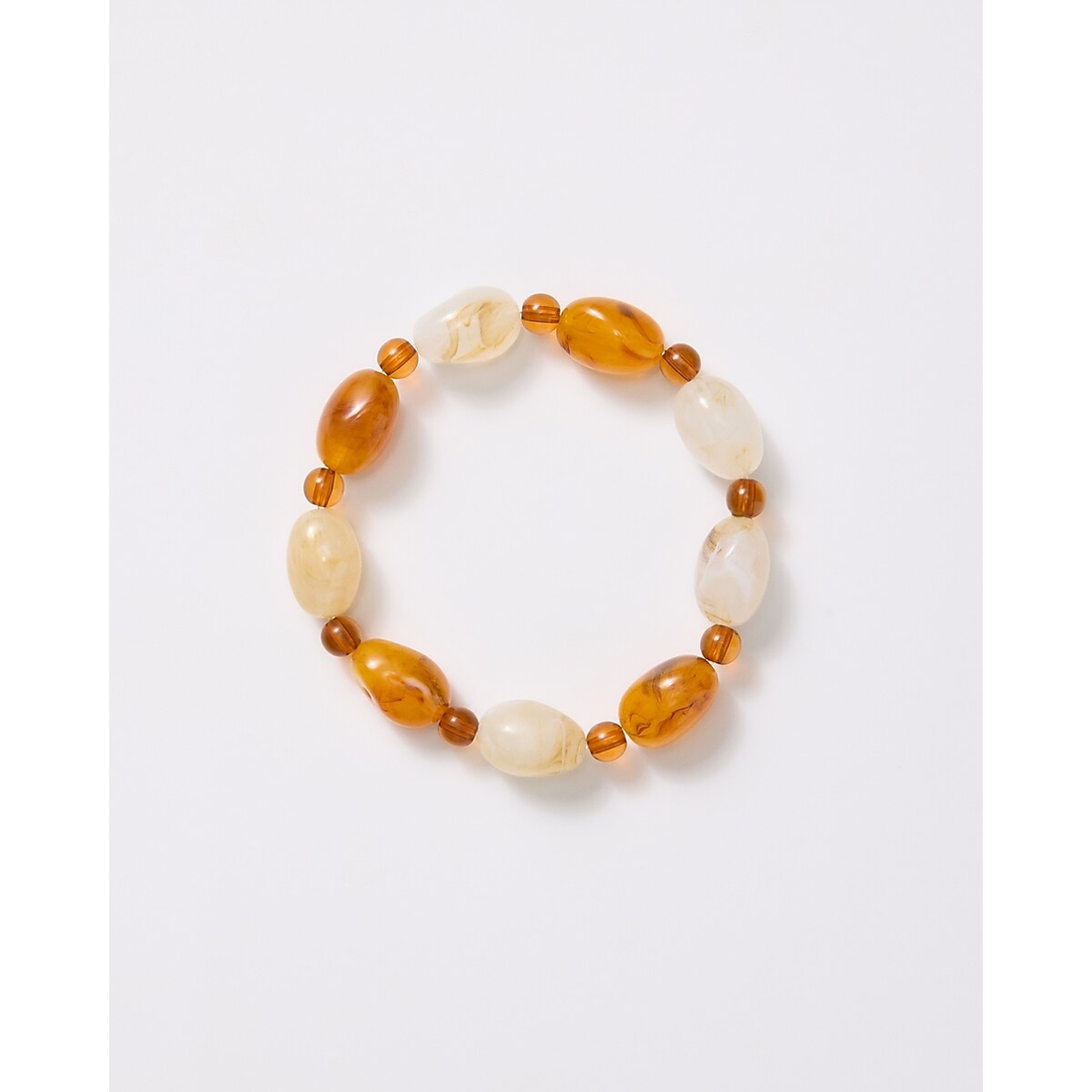 Express Orange Small Beaded Bracelet