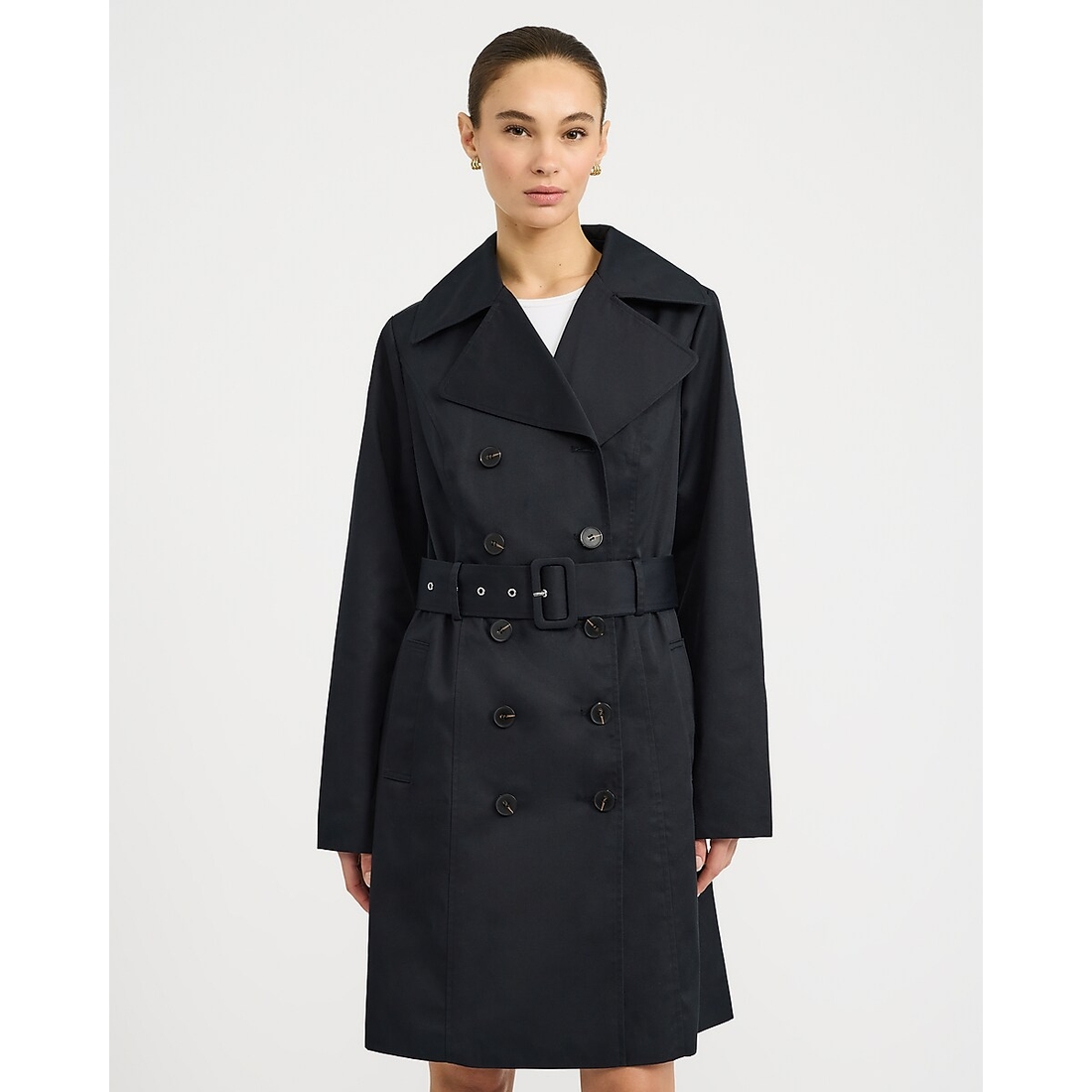 Express Double Breasted Belted Trench Coat