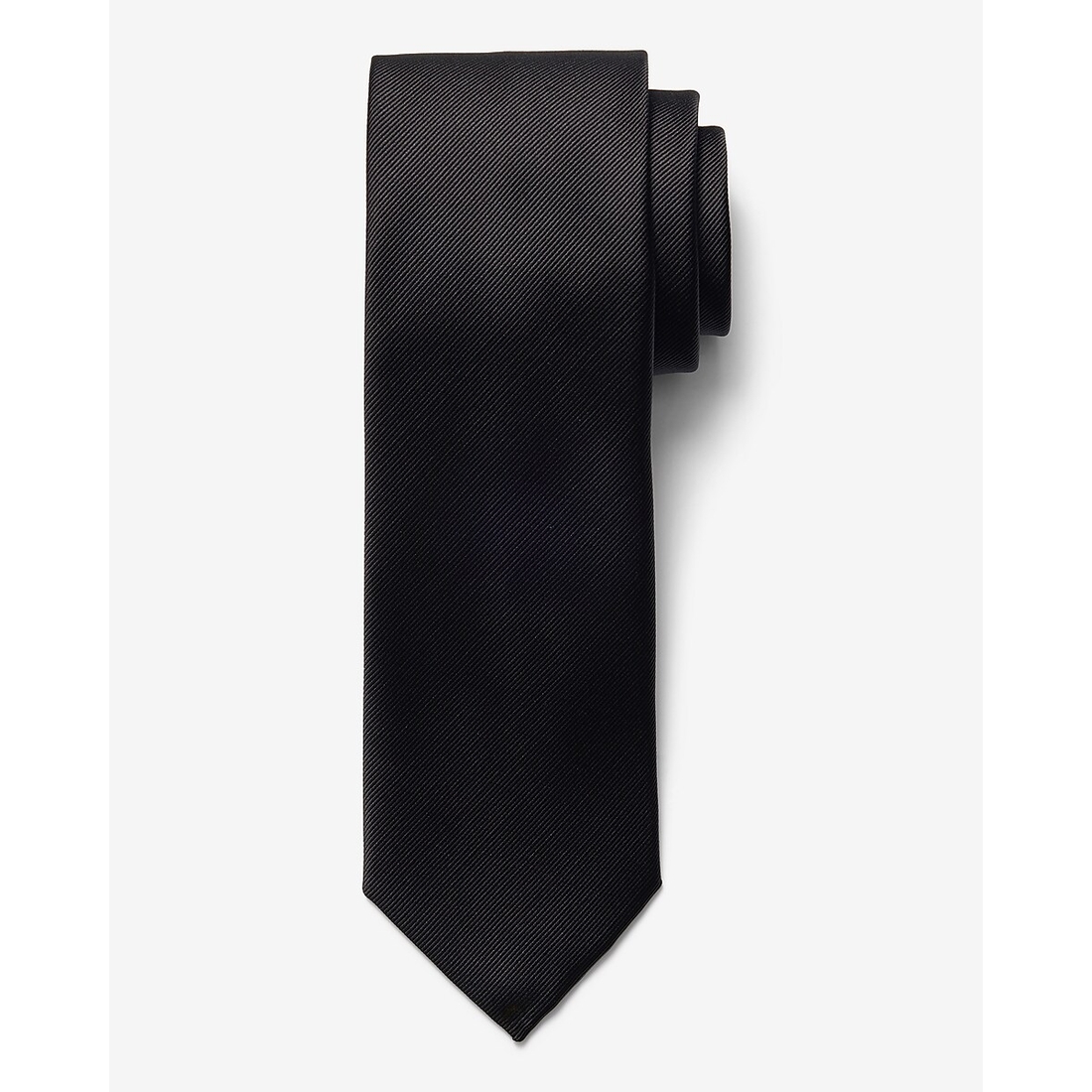 Express Classic Black Solid Tie
