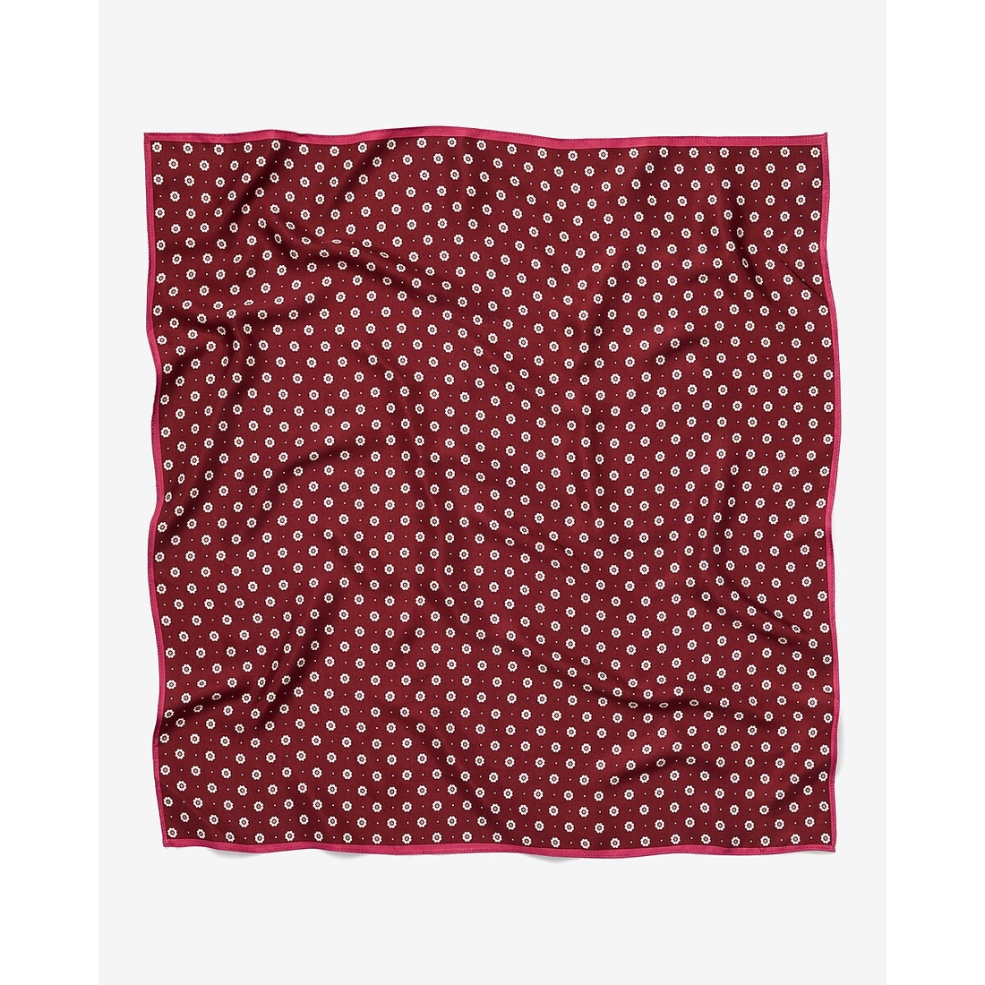 Express Burgundy Floral Dot Neckerchief