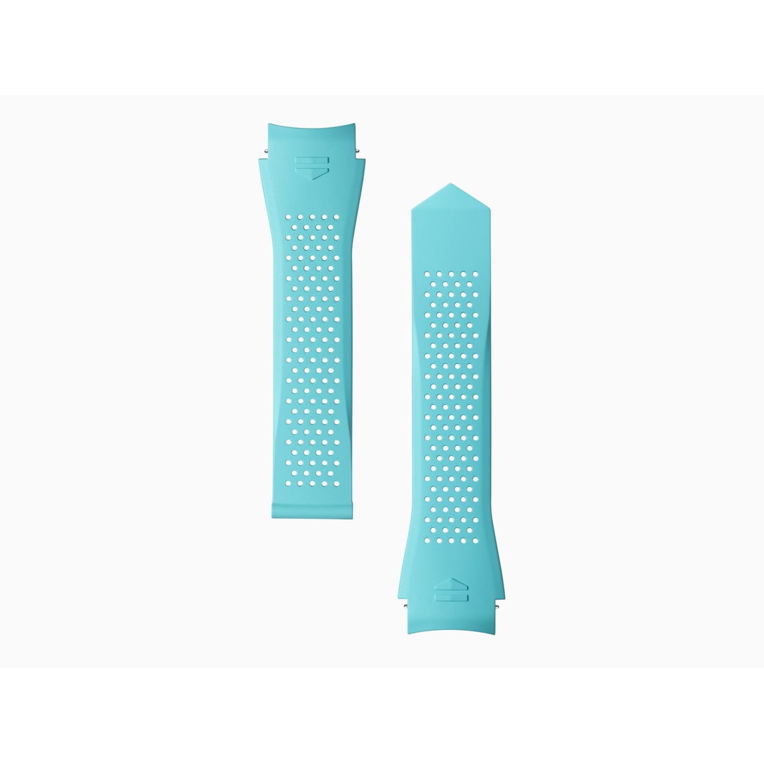 Tag Heuer Connected Light Blue Perforated Rubber Strap Calibre E5 45mm - Unisex - Ref. FT6284
