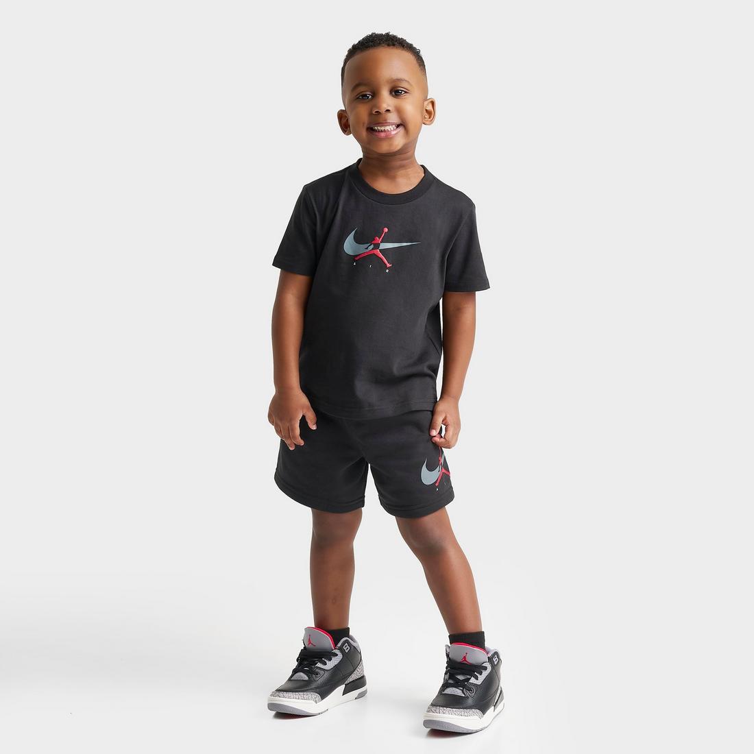 undefined Kids' Toddler Jordan Jumpman T-Shirt and Shorts Set