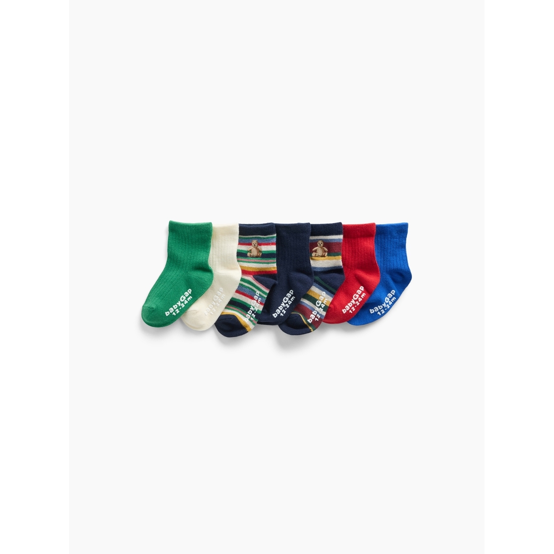 Gap Toddler & Quarter Crew Socks (7-Pack)