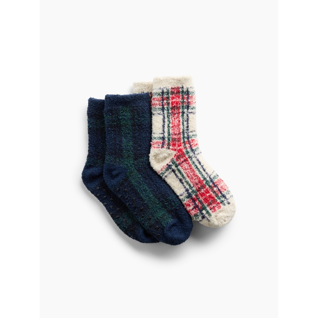 Gap Boys' Plaid Cozy Socks (2-Pack)