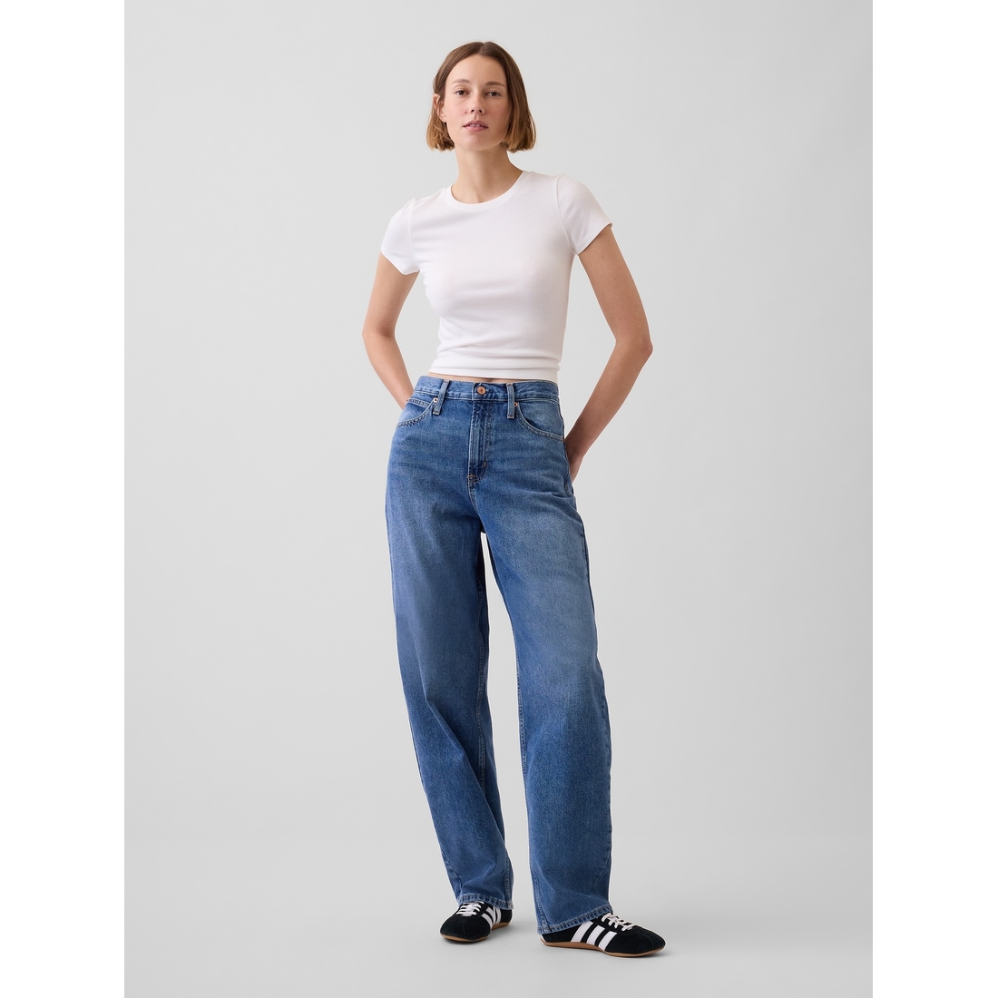 Gap Women's High Rise Barrel Jeans