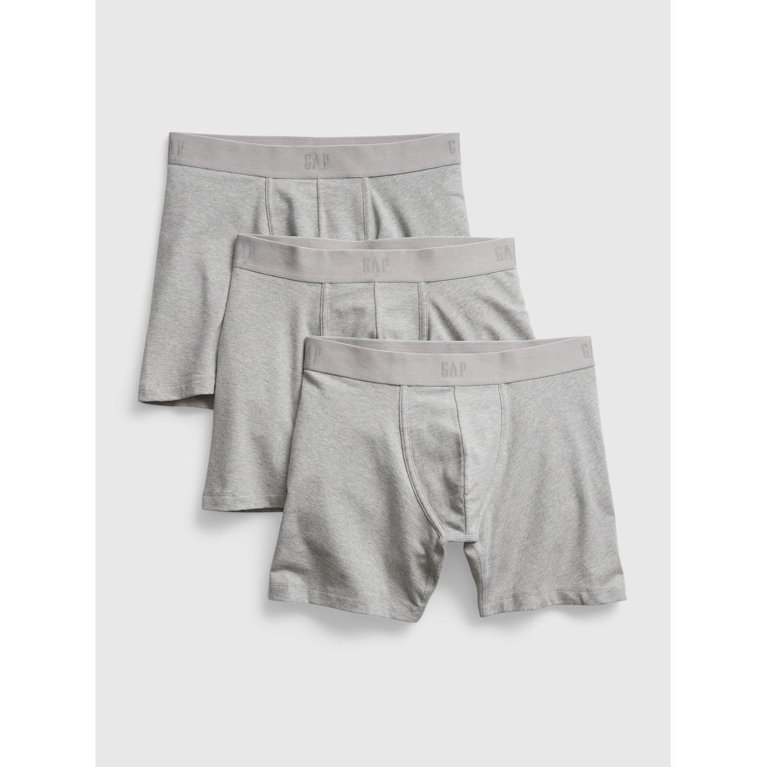 Gap Men's 5" Organic Stretch Cotton Boxer Briefs (3-Pack)