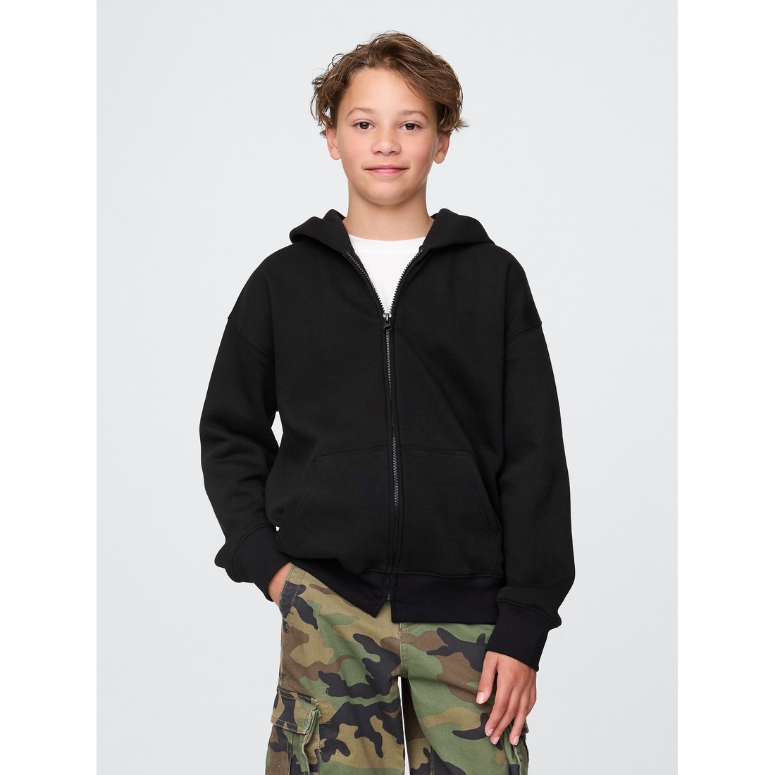 Gap Boys' Vintagesoft Zip Hoodie