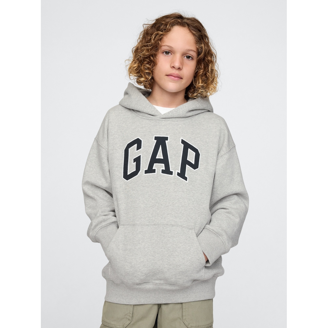Gap Boys' Vintagesoft Logo Hoodie