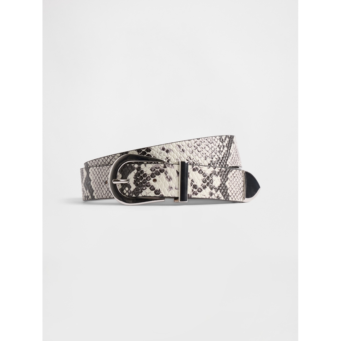 Gap Women's Leather Snake Print Belt