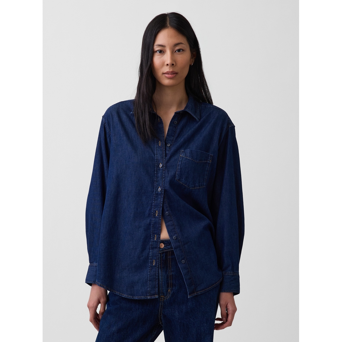Gap Women's Denim Big Shirt