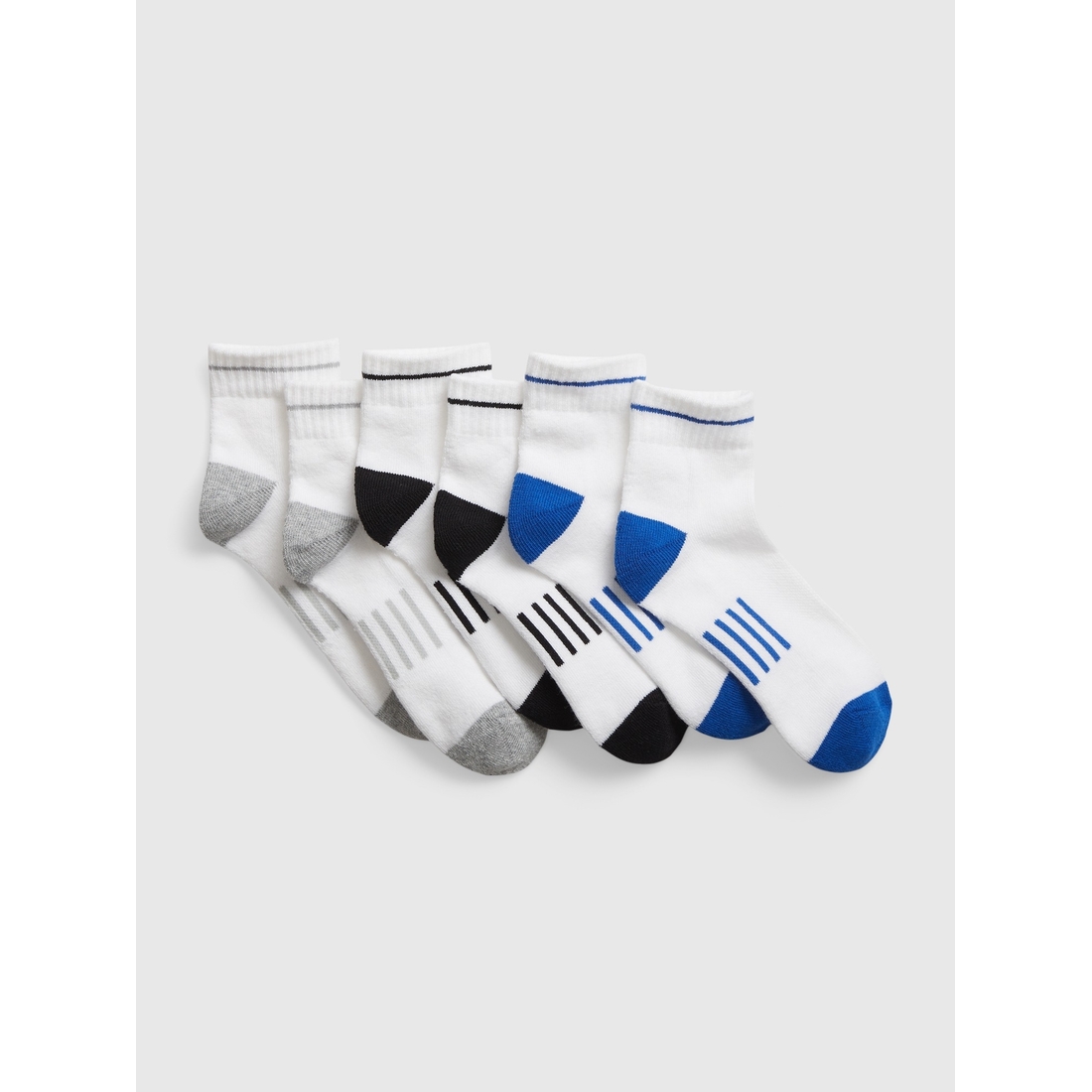 Gap Boys' Quarter Crew Socks (3-Pack)