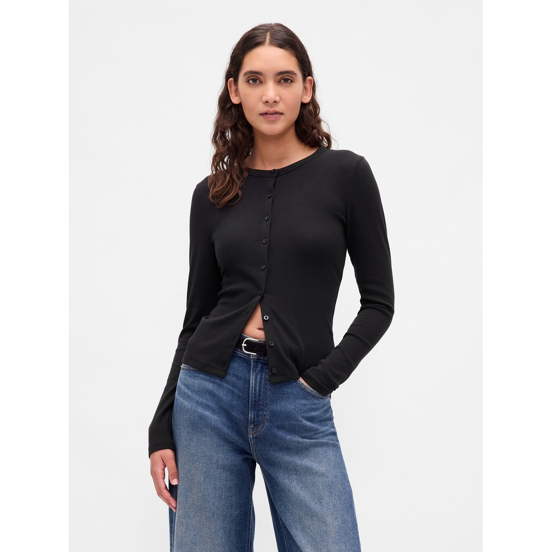 Gap Women's Modern Crewneck Cardigan