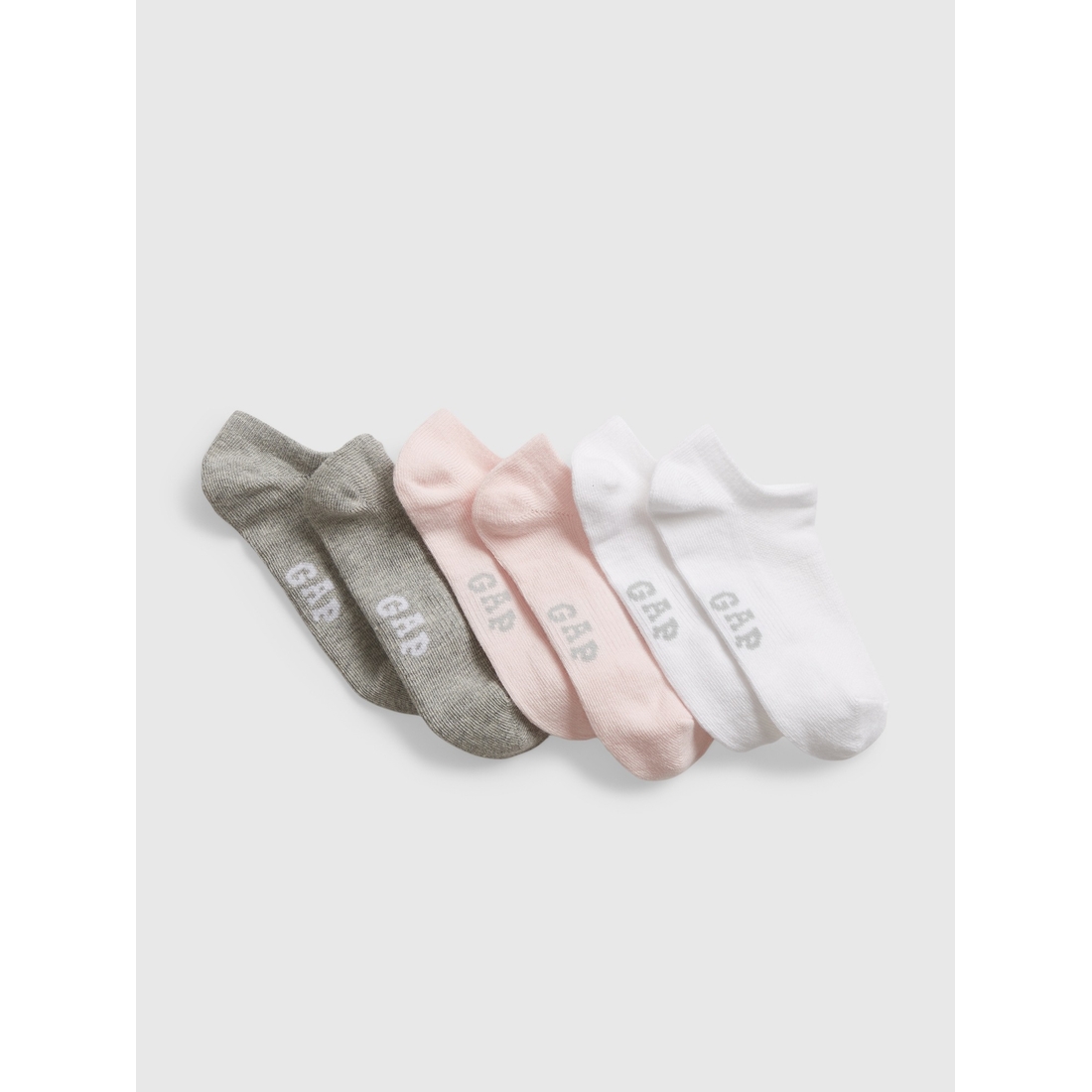 Gap Girls' No Show Socks (3-Pack)