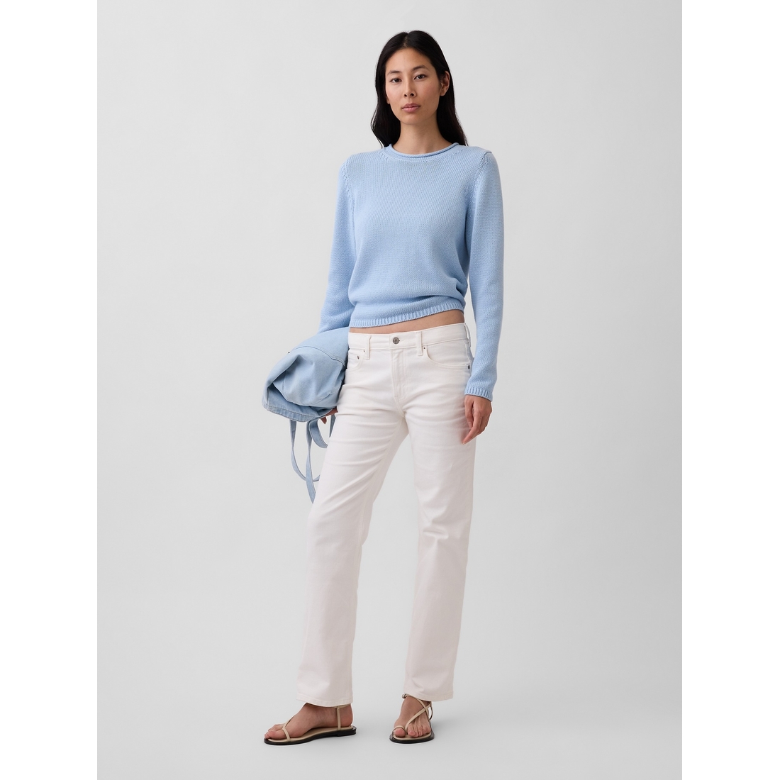 Gap Women's Mid Rise Relaxed Straight Jeans
