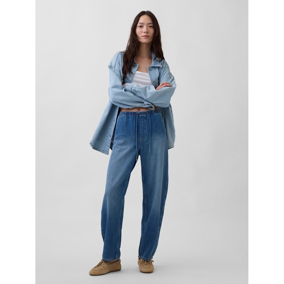 Gap Women's High Rise Easy Barrel Jeans