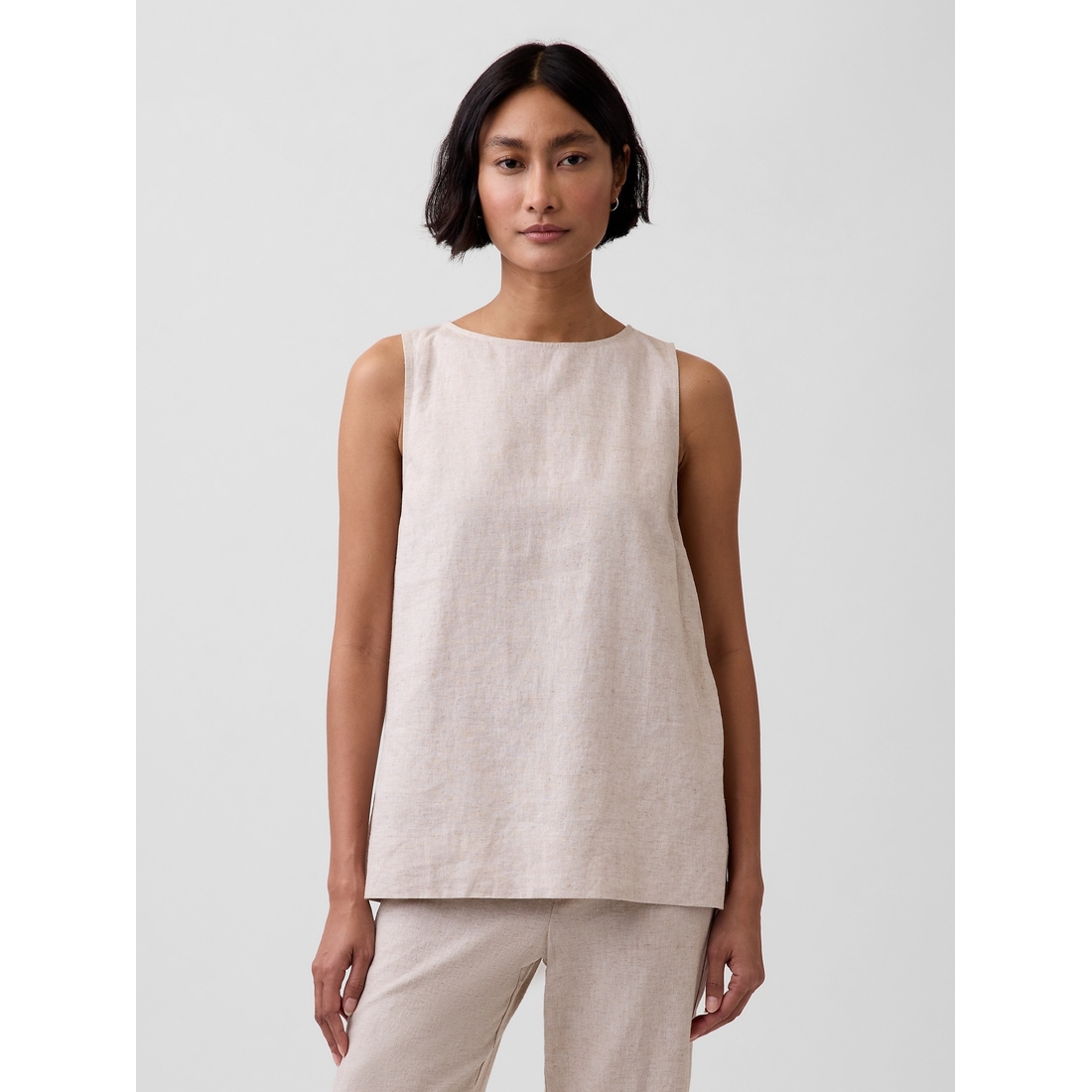 Gap Women's Linen-Blend Shell Tank Top
