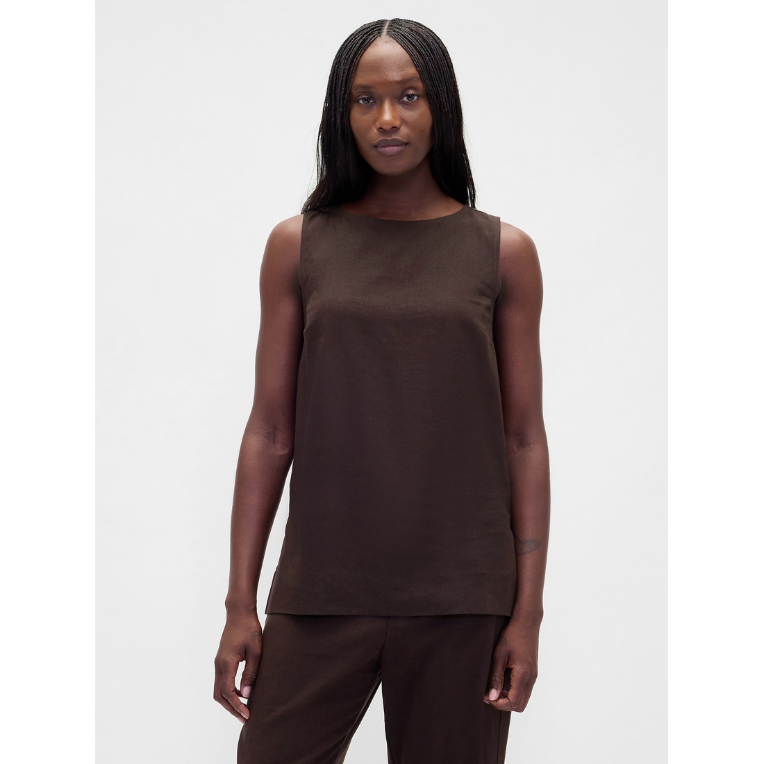 Gap Women's Linen-Blend Shell Tank Top
