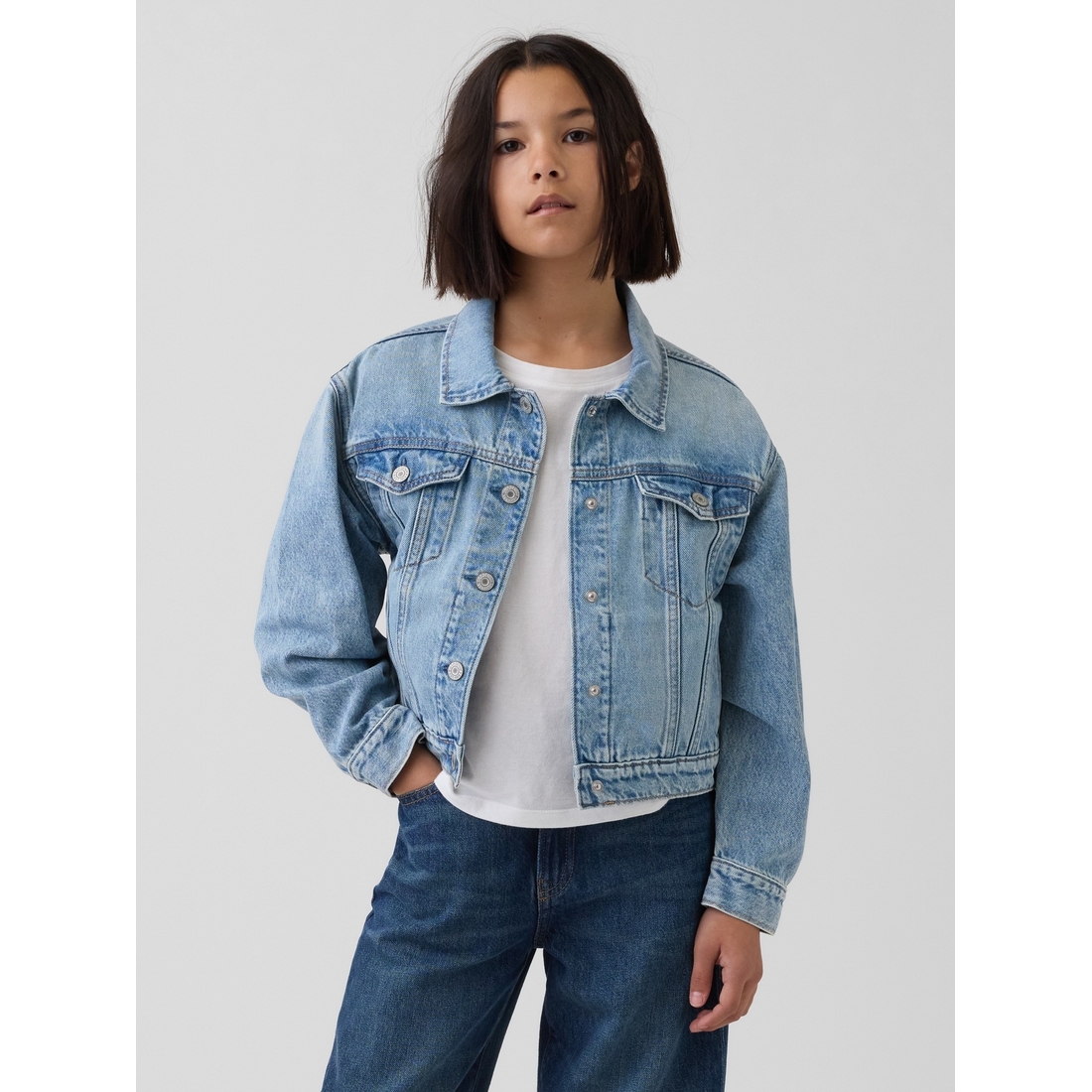 Gap Girls' Icon Denim Jacket