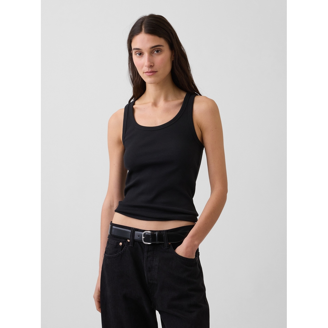 Gap Women's Rib Scoop Tank Top