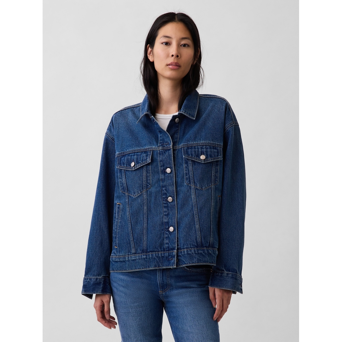 Gap Women's Oversized Icon Denim Jacket