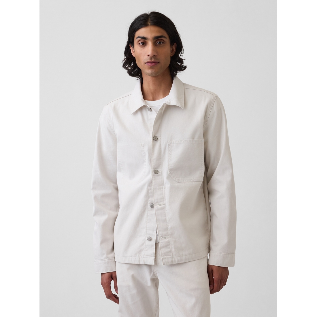 Gap Men's Canvas Relaxed Shirt Jacket