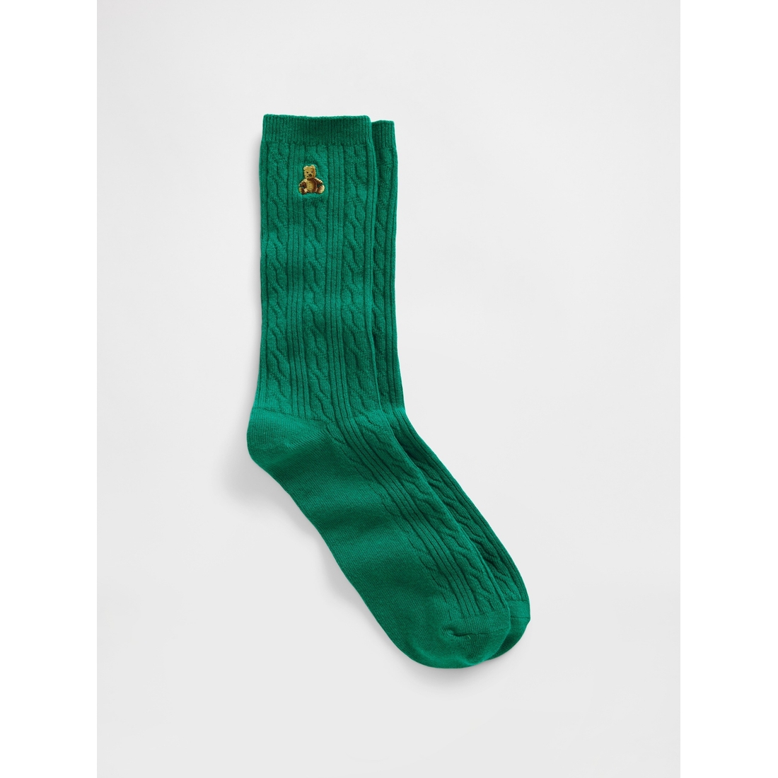 Gap Men's Brannan Bear Cable-Knit Crew Socks